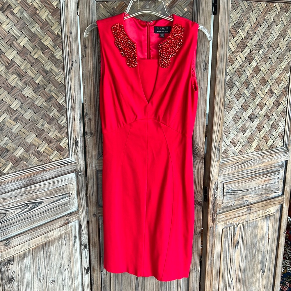 Jeweled Ted Baker Cocktail Dress